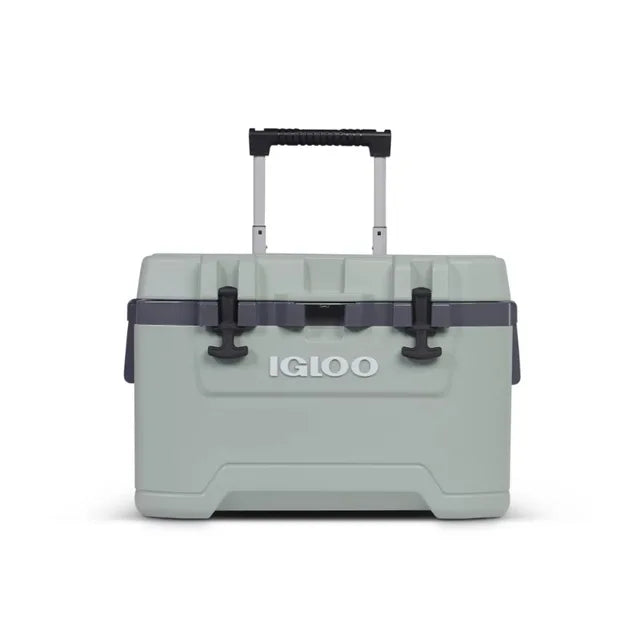 Igloo Overland 52 Qt Ice Chest Cooler with Wheels, Gray