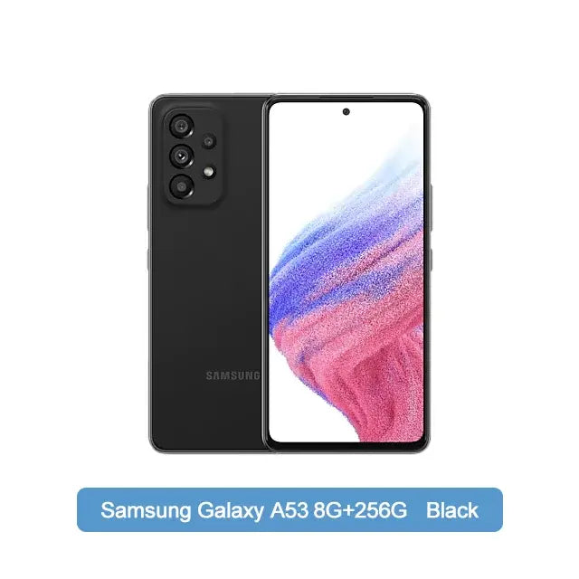 Original Samsung Galaxy A53 5G Smartphone Android Exynos 1280 Octa-core 120Hz Super AMOLED 5000mAh 25W Fast Charge Mobile Phone