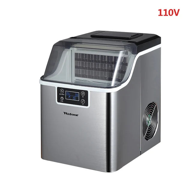 PBOBP Ice Maker Small 15kg Smart Mini Household Automatic Round Ice Cube Maker Ice Machine Easy To Make, Cool All Summer Long