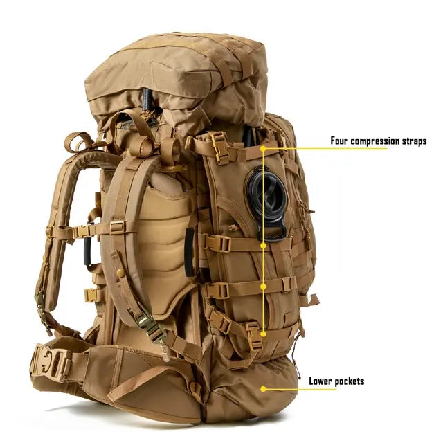 100L AKmax Military Tactical Large backpack camping equipment Man‘s Bag Hydration Pack Army backpack Waterproof Backpacks 4 in 1