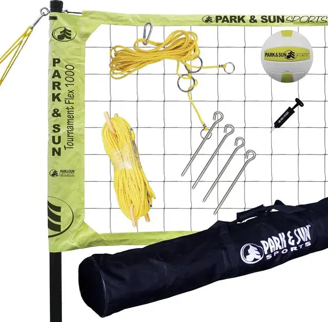 Sports Tournament Flex 1000: Portable Outdoor Volleyball Net System