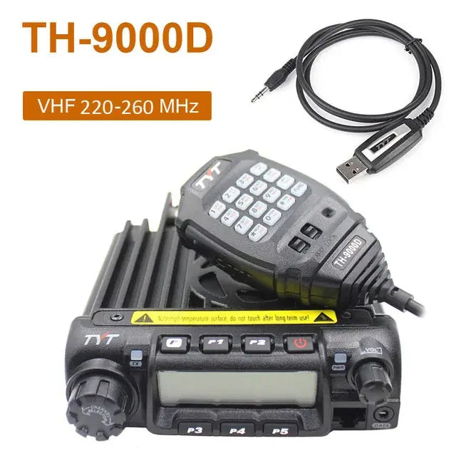 TYT TH-9000D plus 220-260MHz Vehicle Two Way Radio 60Watts Output Power Transceiver TH9000D Walkie Talkie Long Range