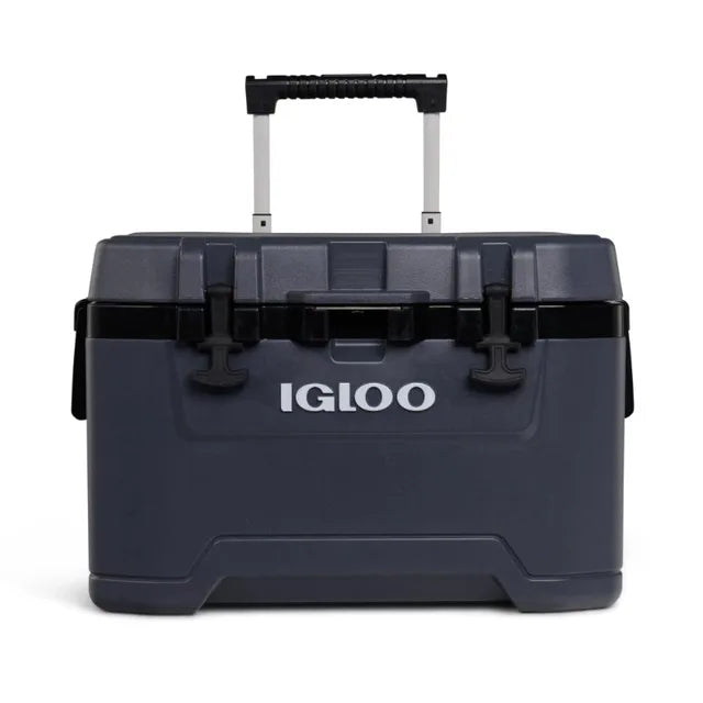 Igloo Overland 52 Qt Ice Chest Cooler with Wheels, Gray