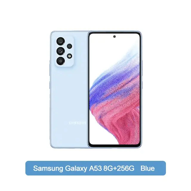 Original Samsung Galaxy A53 5G Smartphone Android Exynos 1280 Octa-core 120Hz Super AMOLED 5000mAh 25W Fast Charge Mobile Phone