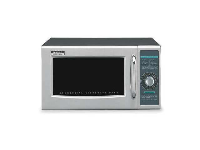 SHARP R21LCFS Stainless Steel Commercial Professional Microwave Oven 0.95 cu ft