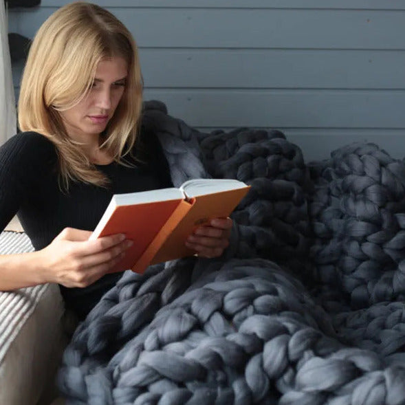 Zen Weighted Knitted Blanket