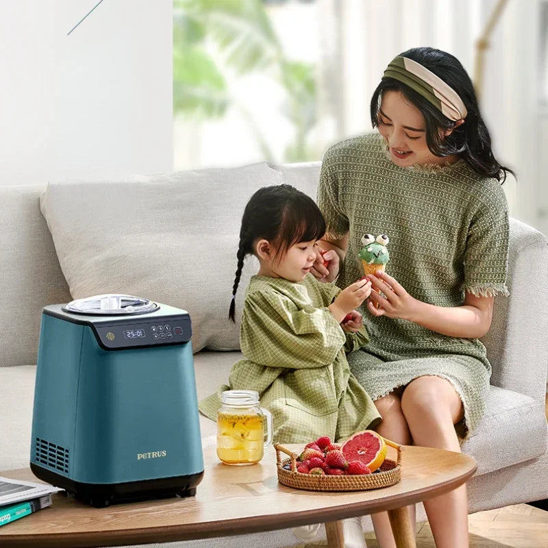 Automatic Fast Homemade Ice Cream Machine Ice Cream Ice Cream Machine Food Processor Food Truck Mobile Kitchen Home Appliance