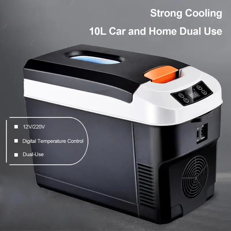 Car Refrigerator Mini Fridge Car Home Dual-use Refrigerators 10L Portable Freezer Fridge For Camping Outdoor Travel