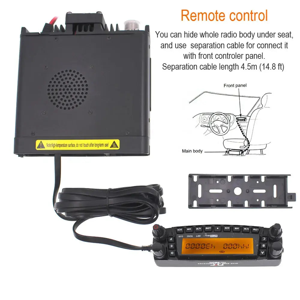 Latest version TYT TH-9800 Quad Band 29/50/144/430MHz 50W Walkie Talkie Upgraded TH9800 809CH Dual Display Mobile Radio Station