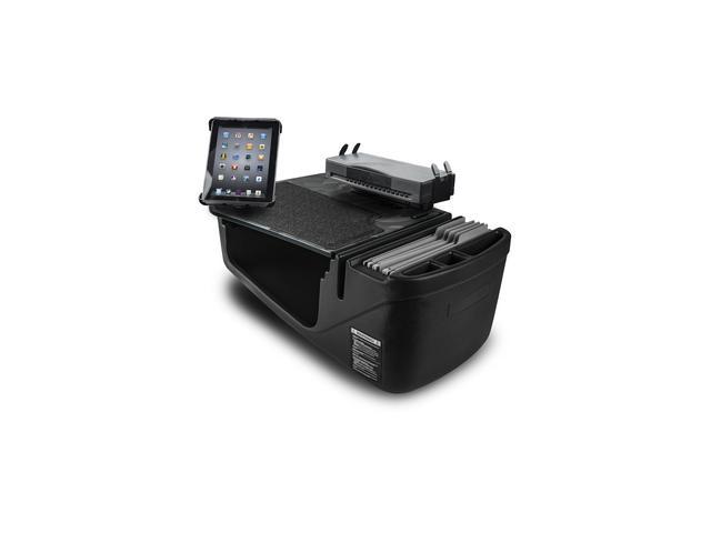 autoexec efficiency gripmaster car desk urban camouflage with printer stand and ipad/tablet mount
