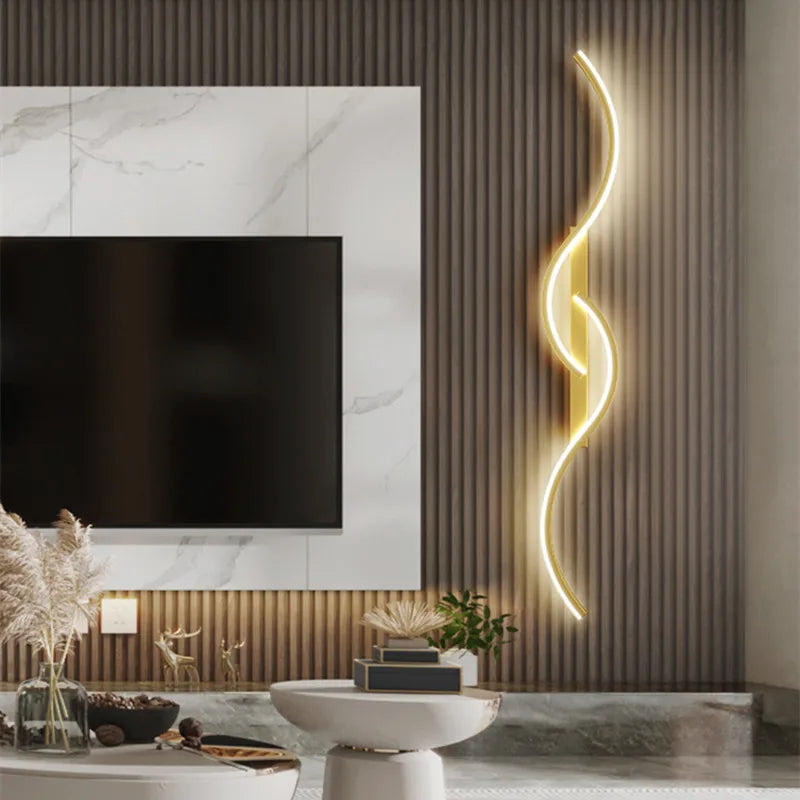 Led Bedside Wall Sconce Lamp For Living Room Bedroom Stair Modern Art Interior Wall Lights Light Fixture Night Lamps Home Decor