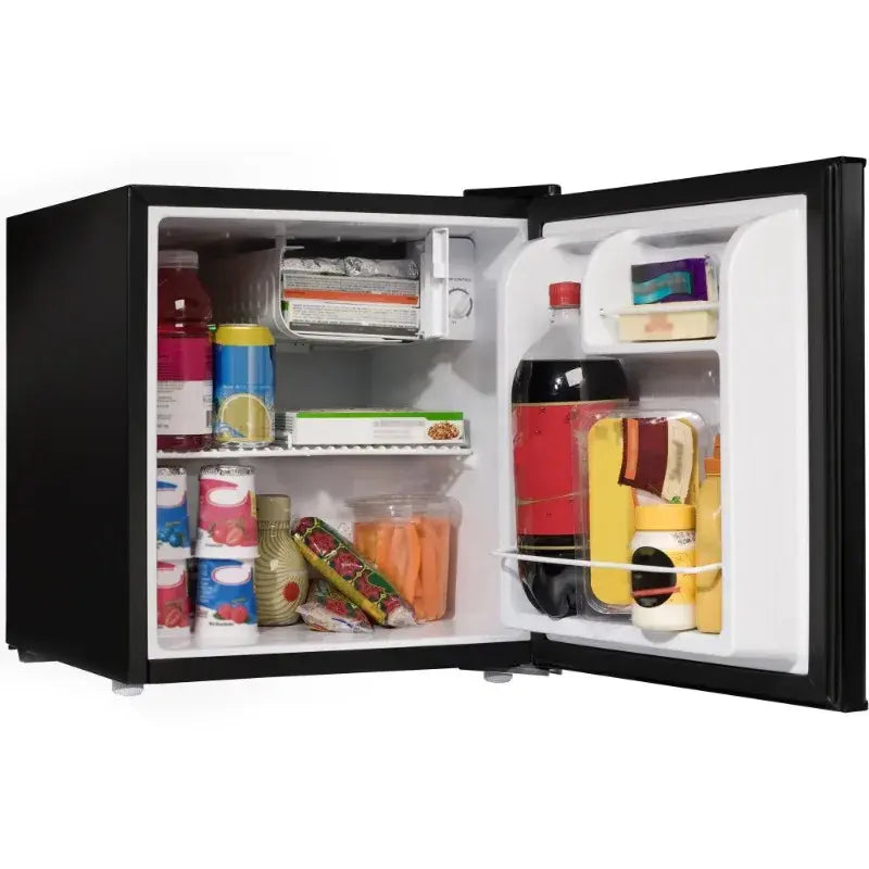 1.7 Cu Ft Single Door Mini Fridge GL17BK, Black refrigerators mini fridge