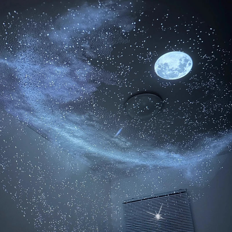 UFO Star Planetarium Projector 8 in 1 Galaxy Projector Night Lights 360° Adjust Projector for Kids Bedroom Ceiling Home Theater