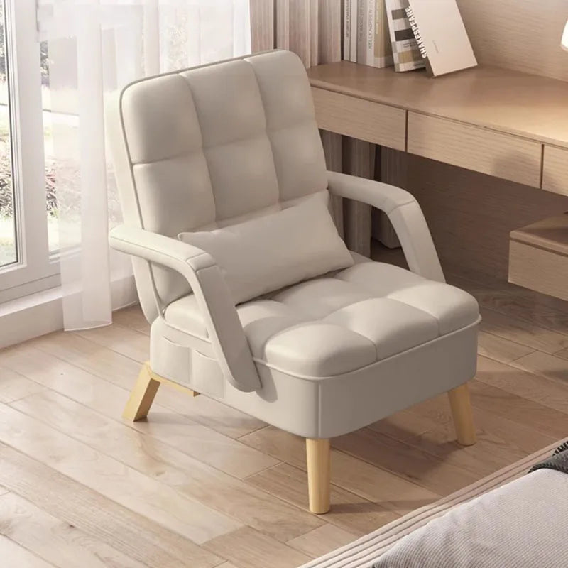 Floor Kitchen Living Room Chairs Wood Wedding Salon Vintage Office Chair Vanity Pedicure Single Sillas De Comedor Home Furniture