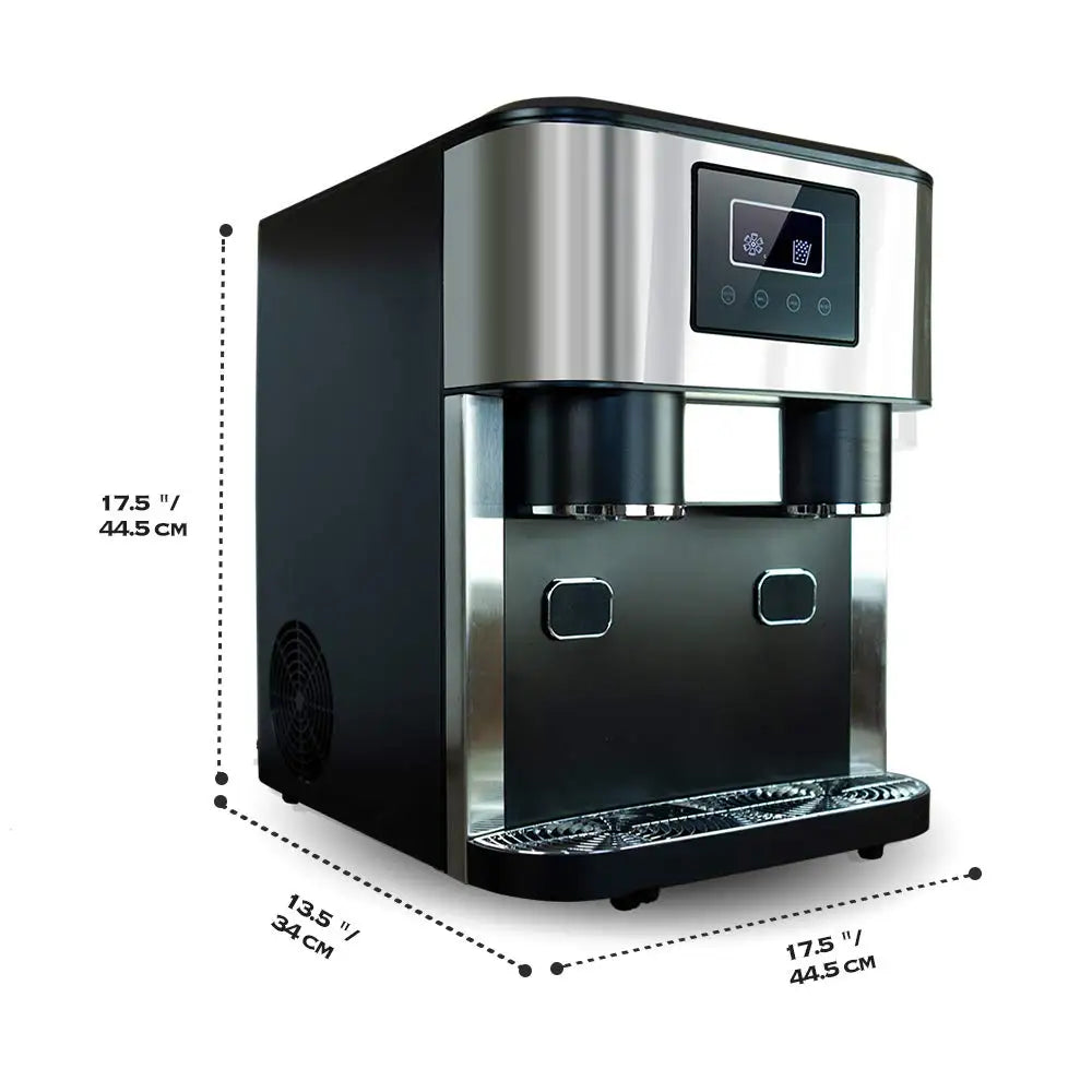 CETL/GS /CE Approval 20kg Countertop Ice Maker Portable Ice Machine With Water Dispenser 3 In 1 Ice Maker