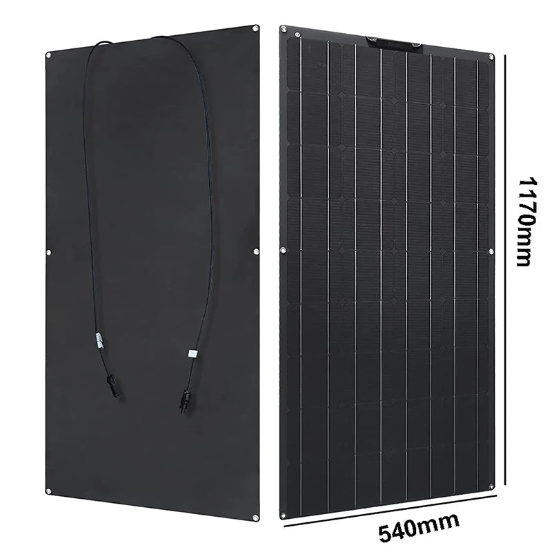 3000W high-power solar panel ETFE solar panel high-efficiency portable charging solar energy set home/camping RV boat battery