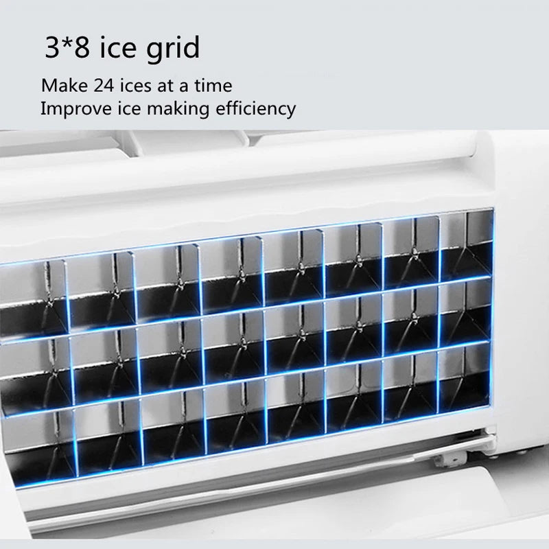 PBOBP Ice Maker Small 15kg Smart Mini Household Automatic Round Ice Cube Maker Ice Machine Easy To Make, Cool All Summer Long