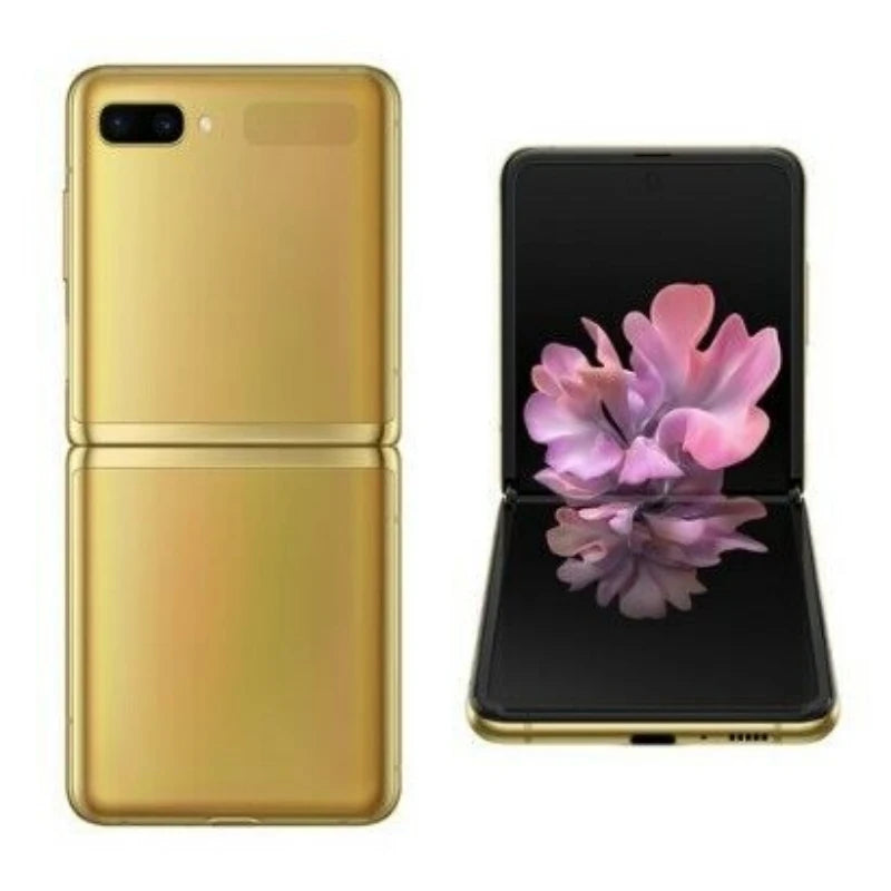 Samsung Galaxy Z Flip Foldable AMOLED 6.7" 8GB RAM 256GB ROM Snapdragon NFC Original 4G LTE 95% New Android Cell Phone
