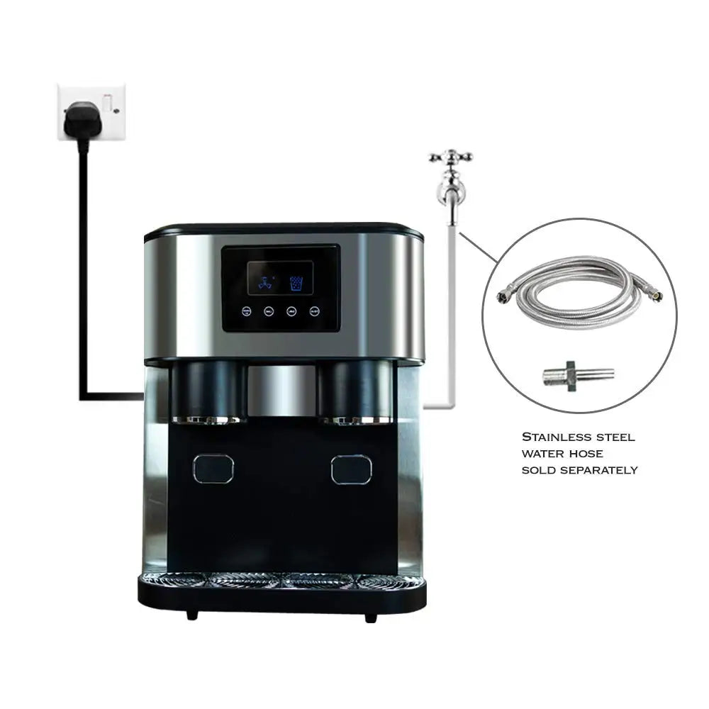 CETL/GS /CE Approval 20kg Countertop Ice Maker Portable Ice Machine With Water Dispenser 3 In 1 Ice Maker