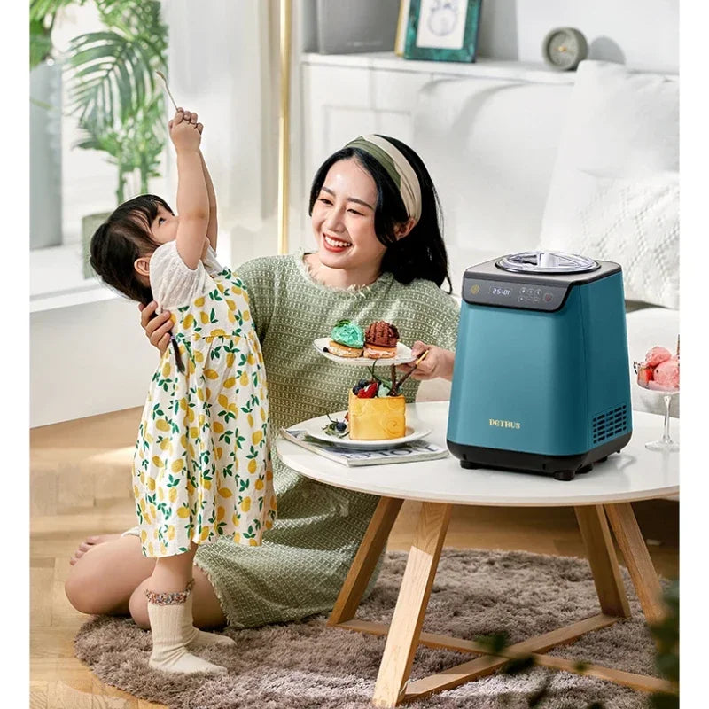 Automatic Fast Homemade Ice Cream Machine Ice Cream Ice Cream Machine Food Processor Food Truck Mobile Kitchen Home Appliance