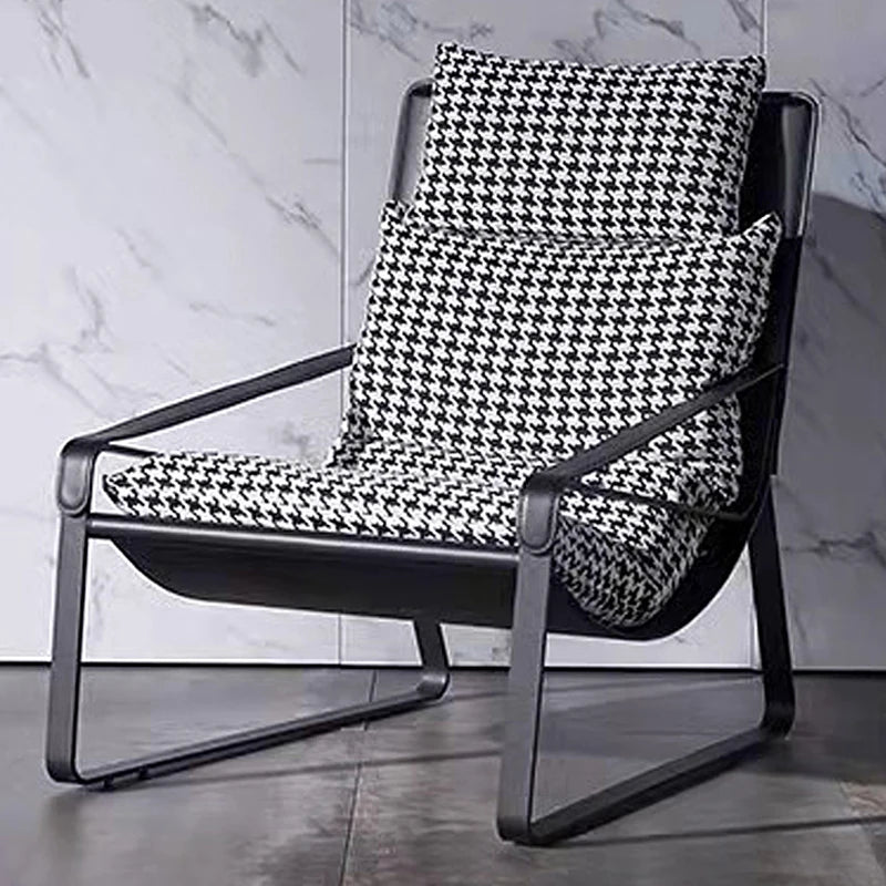 Living Room Luxury Chair Office Back Rest Design Modern Hotel Lounge Chair Indoor Italian Mueble Metalico Designer Furniture