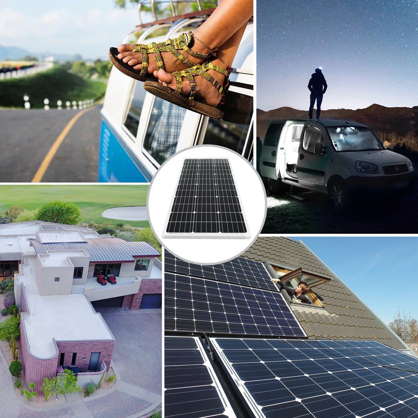 3000W 2000W 1000W Solar Panel 18V High Efficiency Portable Power Bank Flexible Charging Outdoor Solar Cells For Home/Camping