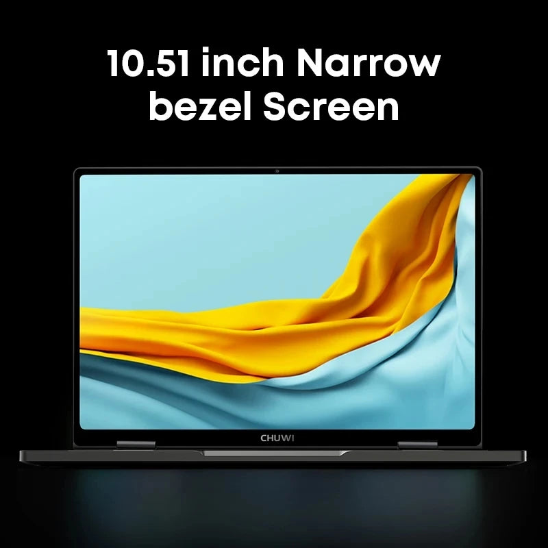 CHUWI MiniBook X 2-in-1 Laptop, 12GB RAM 512GB SSD, 12th Gen Intel N100(up to 3.4GHz),10.51" Windows 11 Touchscreen Laptop Webca