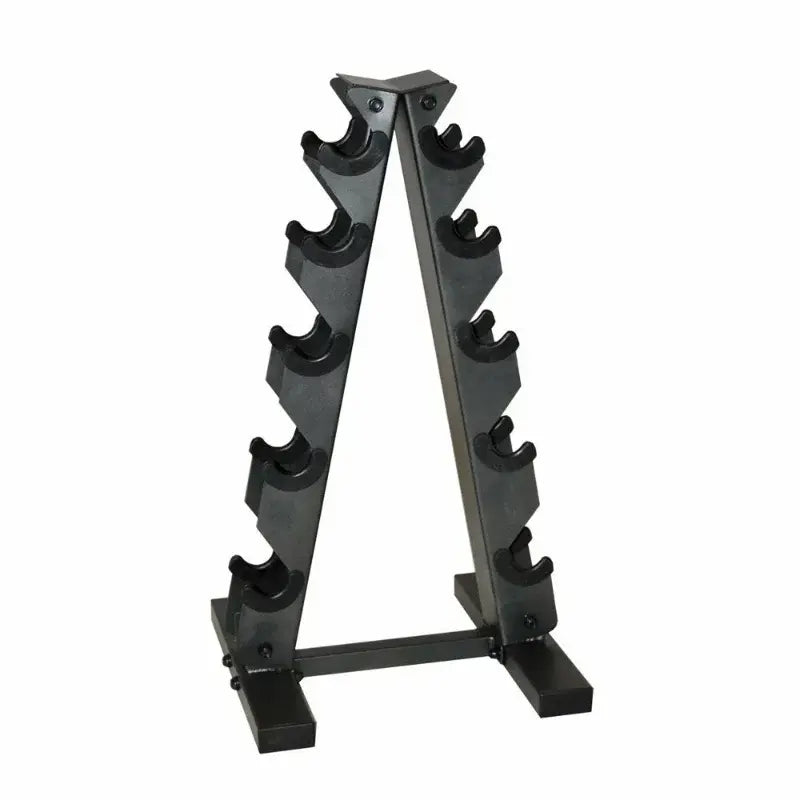 150 lb Coated Rubber Hex Dumbbell Weight Set with A-Frame Rack, Black dumbell weights for fitness fitness equipment