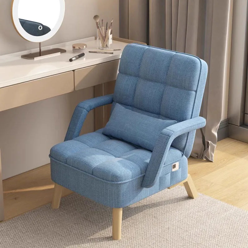 Floor Kitchen Living Room Chairs Wood Wedding Salon Vintage Office Chair Vanity Pedicure Single Sillas De Comedor Home Furniture