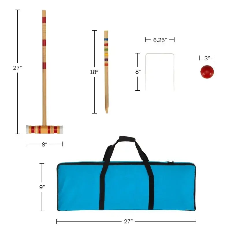 Set Fun Vintage Lawn Recreation Game by Hey! Play!