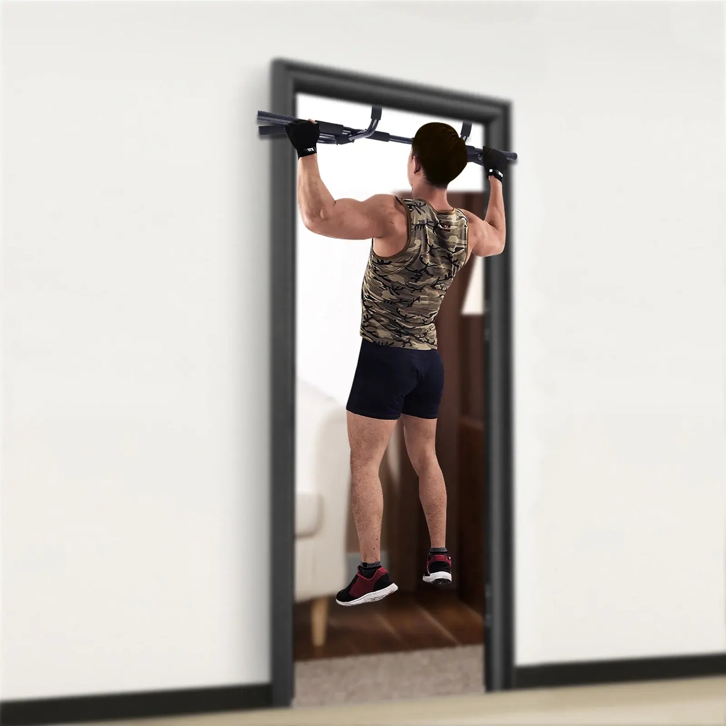 Horizontal Bar for Indoor , Pull Up Bar, Chin Up Bar for Doorway, Home Workout, Gym Chin Up Strength Training, Fitness Equipment