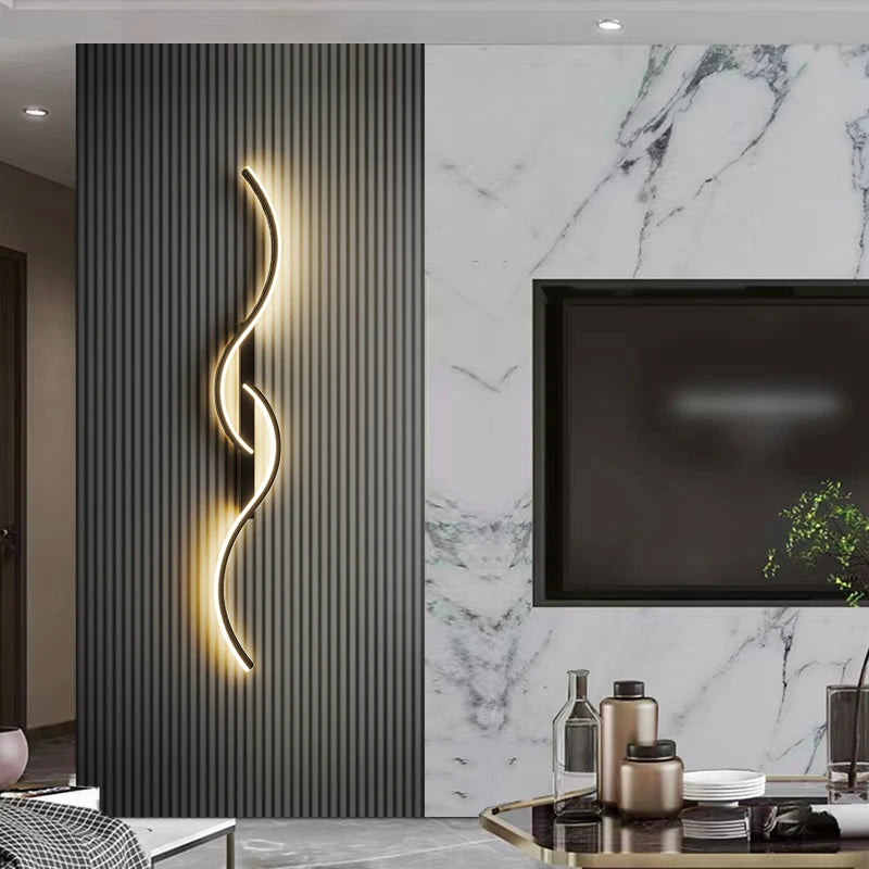 Led Bedside Wall Sconce Lamp For Living Room Bedroom Stair Modern Art Interior Wall Lights Light Fixture Night Lamps Home Decor