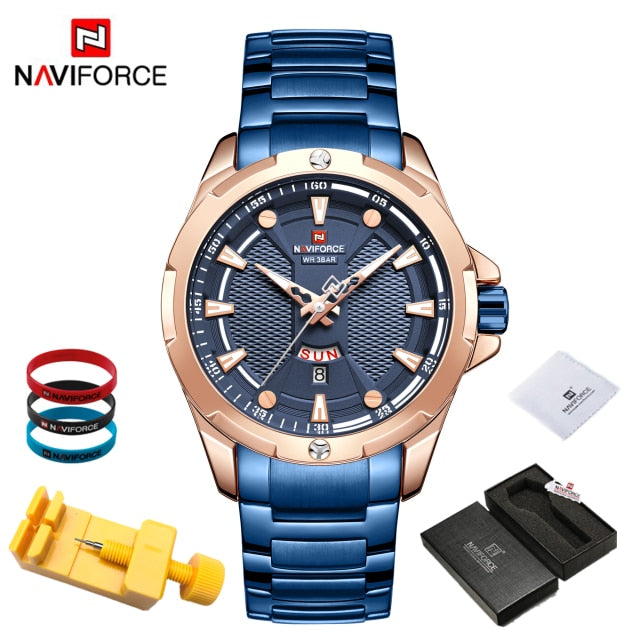 NAVIFORCE Stainless Steel Analog Men's Watch