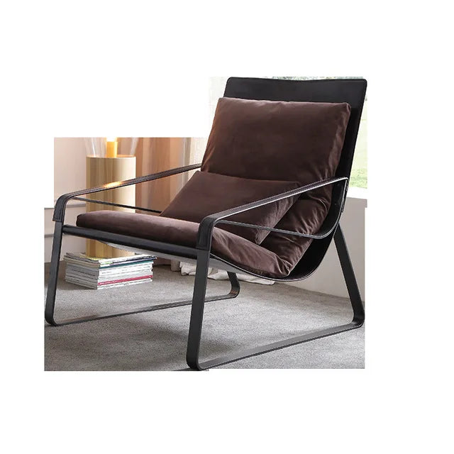 Living Room Luxury Chair Office Back Rest Design Modern Hotel Lounge Chair Indoor Italian Mueble Metalico Designer Furniture