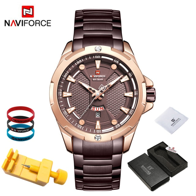 NAVIFORCE Stainless Steel Analog Men's Watch