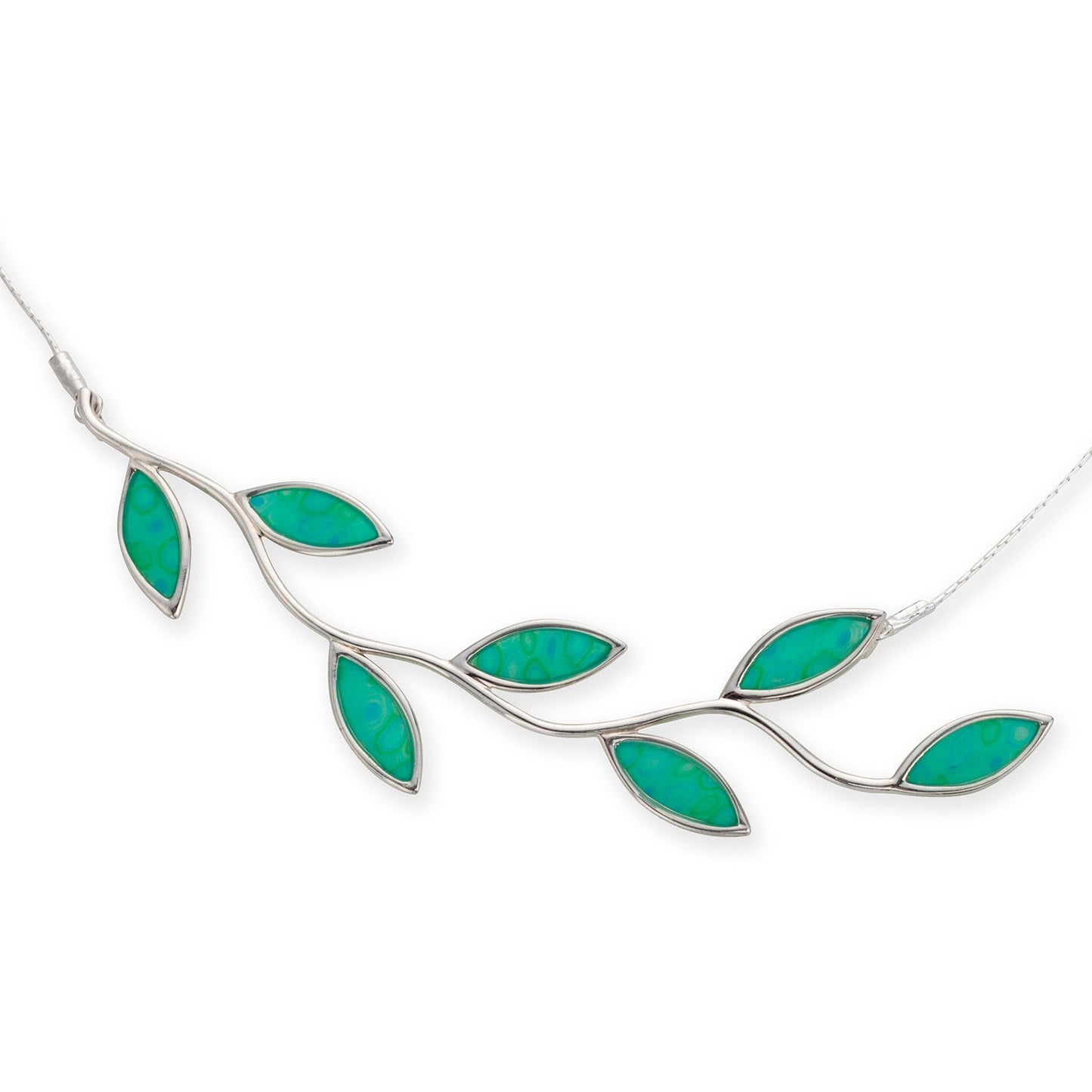 Large Olive Leaf Necklace