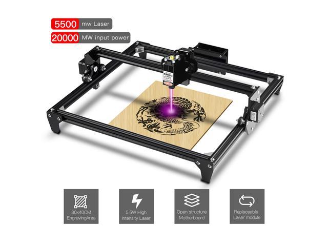 Totem CNC Laser Engraving Machine 2.5W 30 x 40cm 2Axis DIY Engraver Desktop Wood Router / Cutter / Printer + Laser Goggles