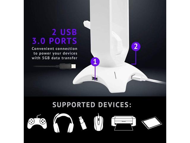 Rgb Gaming Headphone Stand And An Rgb Extended Gaming Mousepad, The