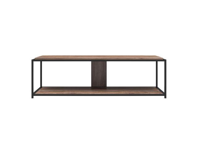 Quincy Transitional Tv Stand For Tvs Up To 65", Weathered Oak