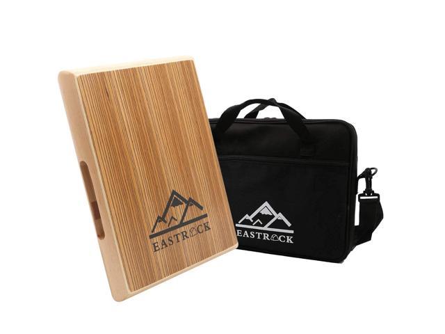 Zell Travel Cajon Box Drum Flat Hand Drum Portable Wood Percussion Instrument With Adjustable Strings Carrying Bag