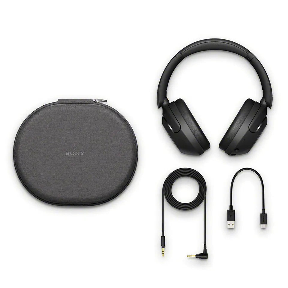 Sony WH-XB910N EXTRA BASS Noise Cancelling Headphones, Wireless Bluetooth Over the Ear Headset with Microphone