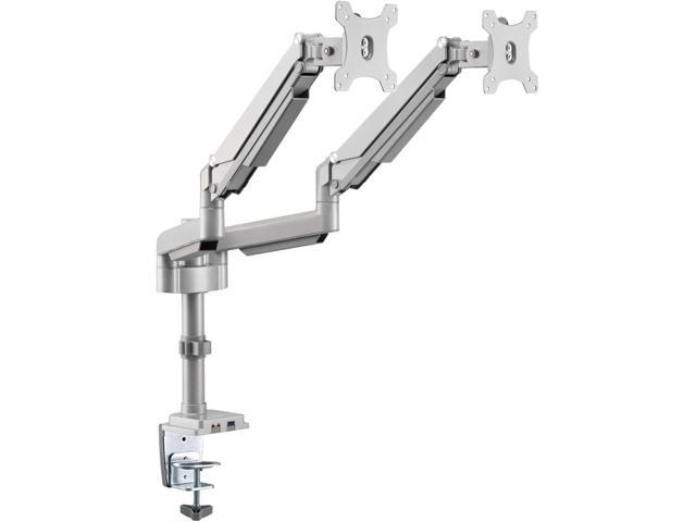 Tripp Lite Flex-Arm DDR1732DAL Desk Mount for Monitor, HDTV, Workstation, TV, Flat Panel Display - Silver - 2 Display(s) Supported32" Screen Support - 19.84 lb Load Capacity - 75 x 75, 100 x 100