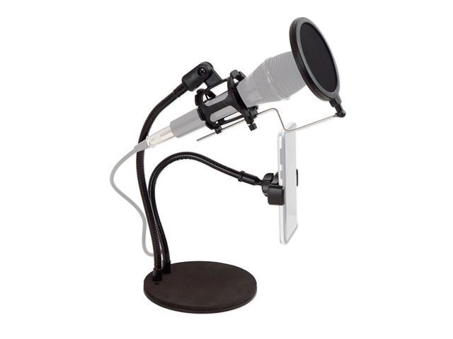 Technical Pro Conference Room/Work From Home/Office Desk Stand+Phone/Mic Holder