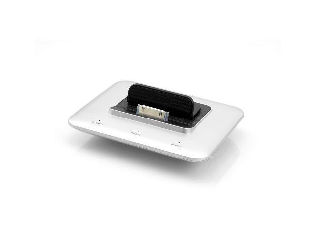 Dexim DWP005A Premium Mhub Dock Station for iPhone 4/3/iPod/Blackberry/Mac (Silver)