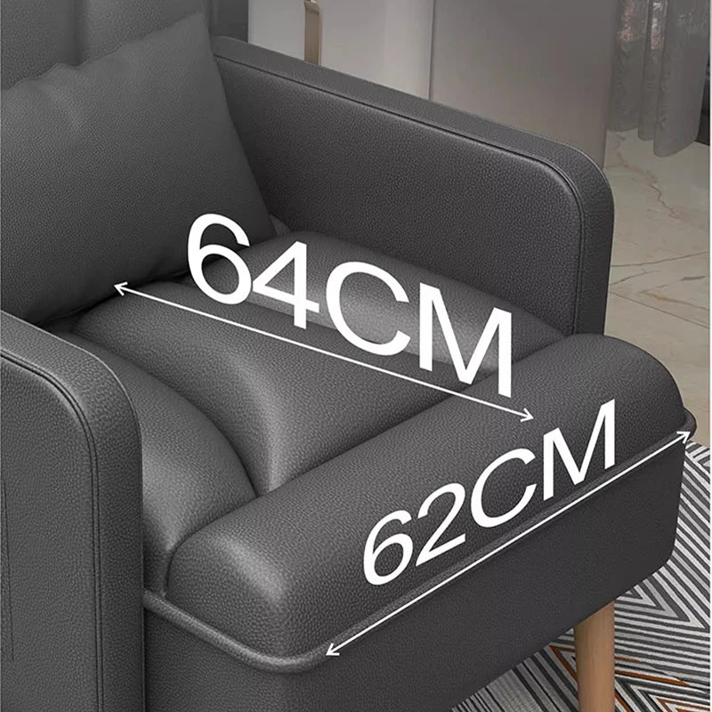 Unique Living Room Recliner Design Minimalist Indoor Armrests Back Rest Luxury Chair Creative Silla Escritorio Nordic Furniture