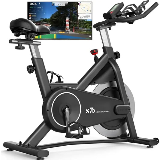 Exercise Bike Stationary Bike Indoor Cycling Ultra-Silent Stationary Bikes for Home Magnetic Exercise ， Fitness Equipment