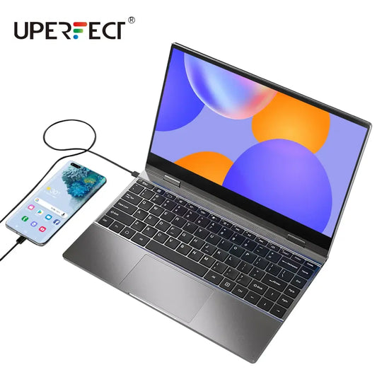 Lap Dock For SAMSUNG Dex, UPERFECT X Portable Monitor 13.3 Battery TouchScreen For Huawei Easy Projection Android 10 Desktop
