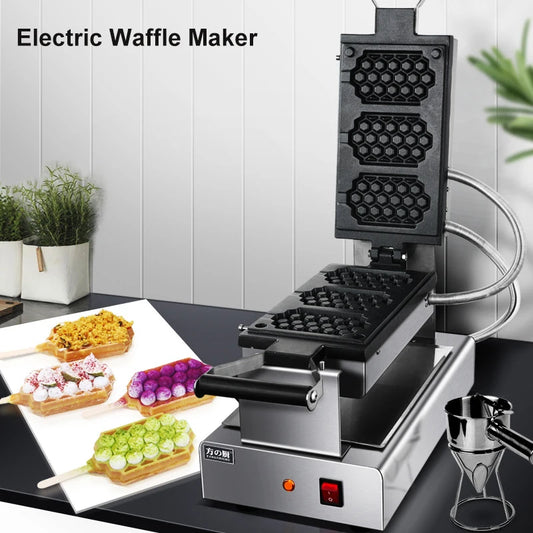 Honeycomb Waffle Machine Electric Muffin Baking Machine Home Kitchen Cooking Appliance Commercial Electric Nonstick