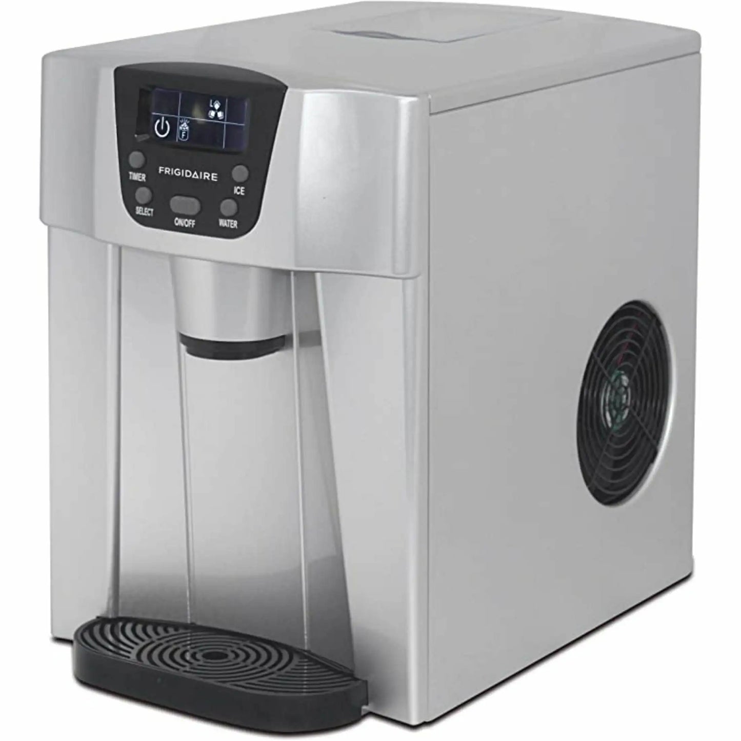 Frigidaire 26 lbs Countertop Ice Maker with 2L Water Dispenser - Silver