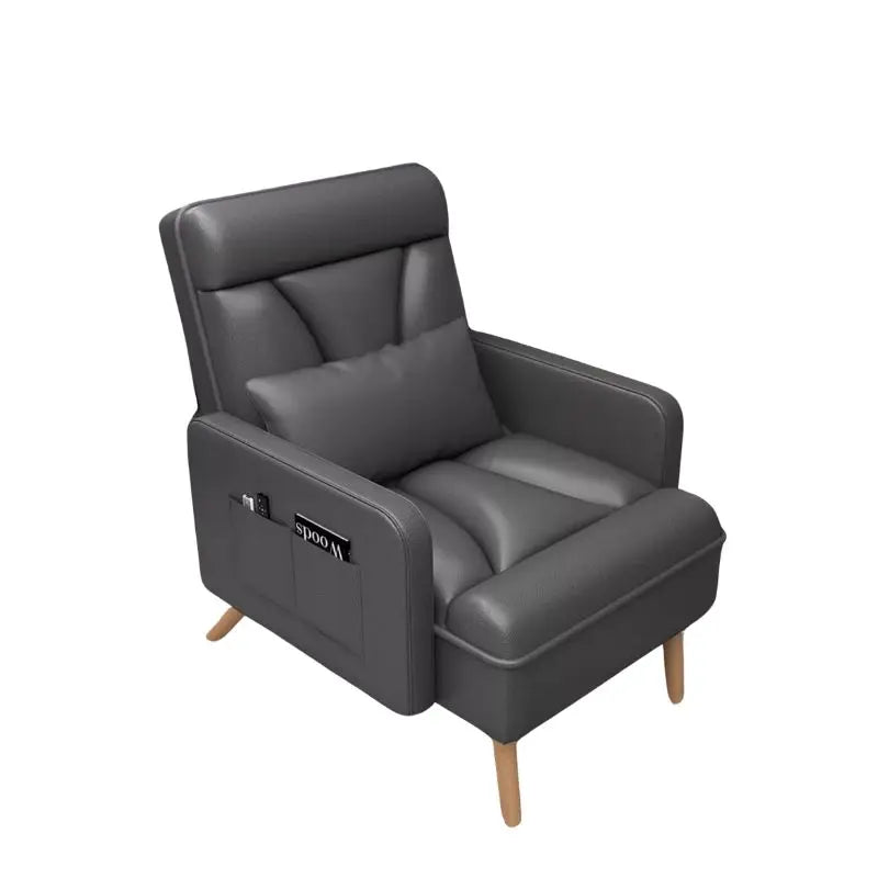 Unique Living Room Recliner Design Minimalist Indoor Armrests Back Rest Luxury Chair Creative Silla Escritorio Nordic Furniture